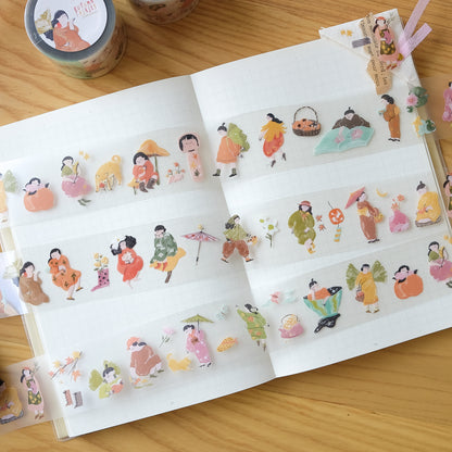 Autumn Fairies | Kiss Cut PET Tape Stickers