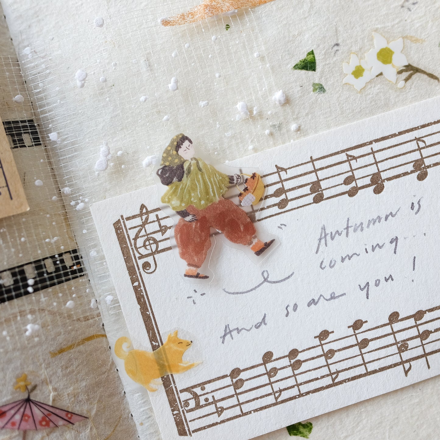 Autumn Fairies | Kiss Cut PET Tape Stickers