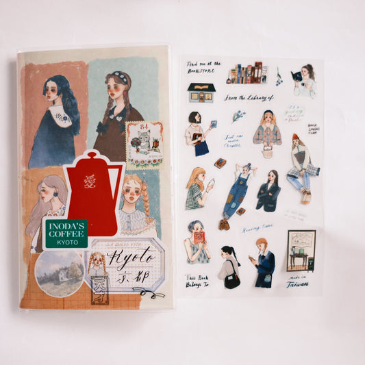 Life in a book store | Sticker Sheet (Set of 2)