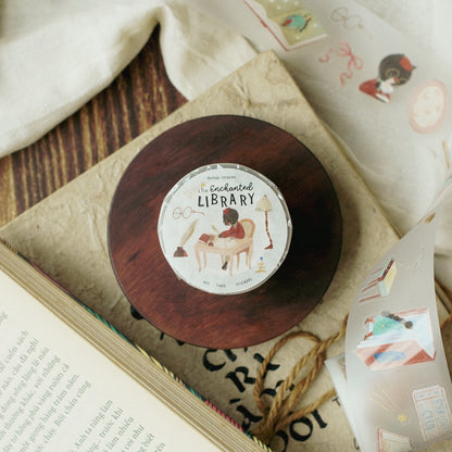 The Enchanted Library | Kiss Cut PET Tape Stickers