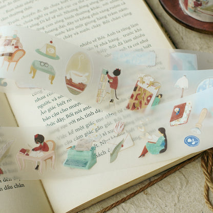 The Enchanted Library | Kiss Cut PET Tape Stickers