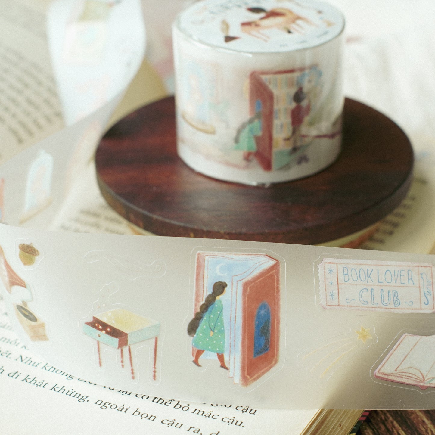 The Enchanted Library | Kiss Cut PET Tape Stickers