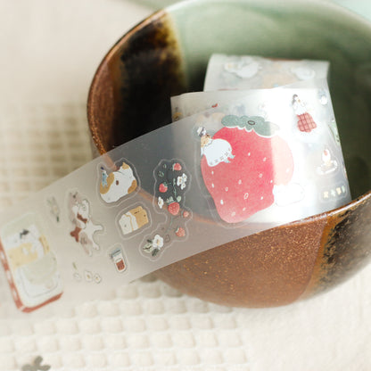 Uchi no Neko (my home cat) | Kiss Cut PET Tape Stickers