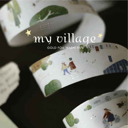 My Village | Gold Foil Washi Tape